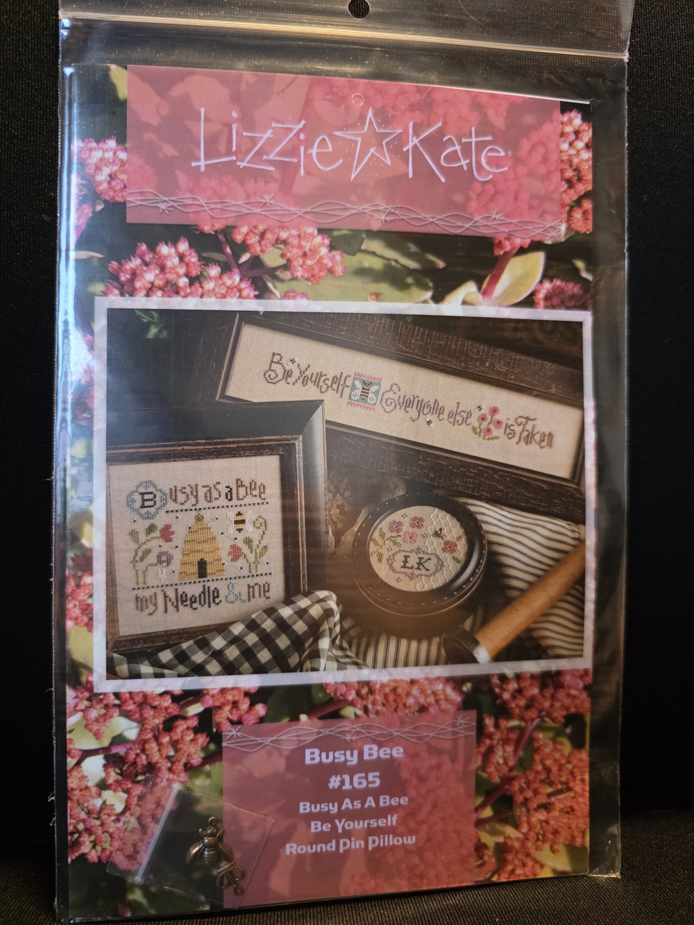 Lizzie Kate Busy Bee #165 Cross-Stitch Kit Floral NWT